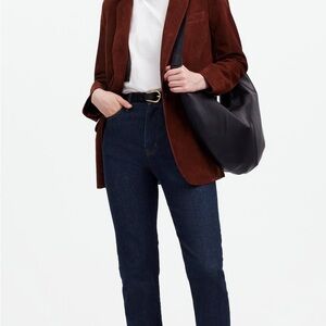 Madewell Blue Straight Leg Jeans High-Waisted Classic Norman Wash